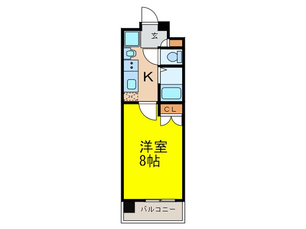 パルティール上前津の物件間取画像